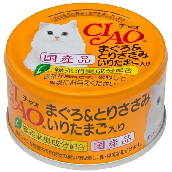 Ciao吞拿魚雞肉+炒蛋貓罐頭