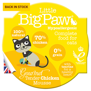 英國Little Big Paw- 雞肉Mousse貓餐盒85g
