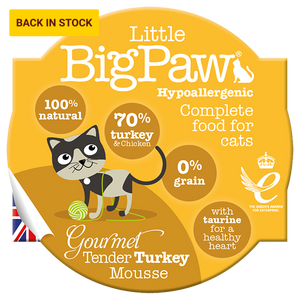 英國Little BigPaw®- 火雞Mousse貓餐盒85g
