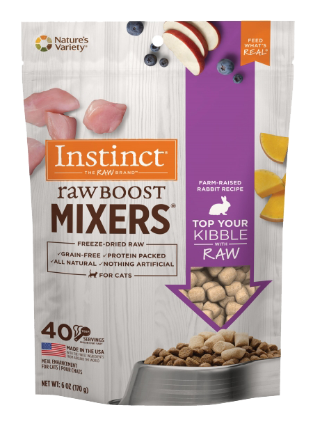 Instinct Raw Boost Mixer - 凍乾兔肉6Oz [EXP: May 2026]