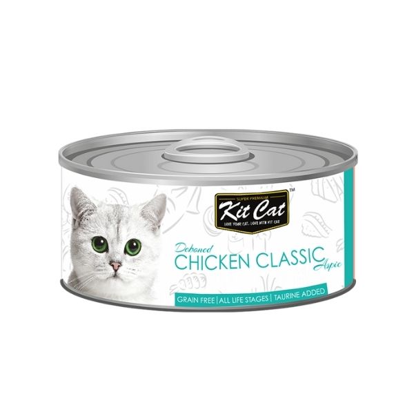 Kit Cat 貓罐頭 -  雞肉無穀物貓罐頭 (80g)