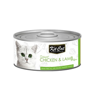 Kit Cat 貓罐頭 -  雞肉+羊肉凍無穀物貓罐頭 (80g)