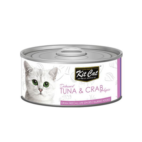 Kit Cat 貓罐頭 - 吞拿魚+蟹肉無穀物貓罐頭 (80g)_01