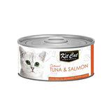 Kit Cat 貓罐頭 - 吞拿魚+三文魚無穀物貓罐頭 (80g)