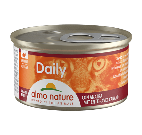 Almo Nature Daily - 鴨肉慕斯貓主食罐  85g