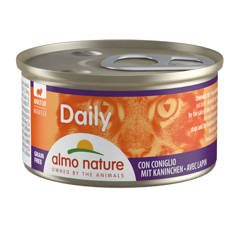 Almo Nature Daily - 兔肉慕斯貓主食罐  85g