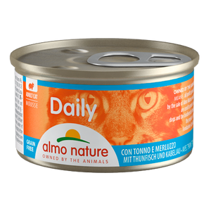 Almo Nature Daily - 吞拿魚、鱈魚慕斯貓主食罐  85g
