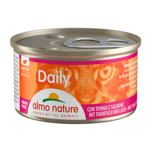Almo Nature Daily - 吞拿魚、三文魚慕斯貓主食罐  85g