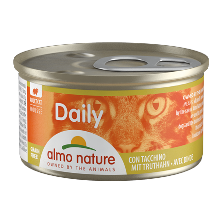 Almo Nature Daily - 火雞慕斯貓主食罐  85g