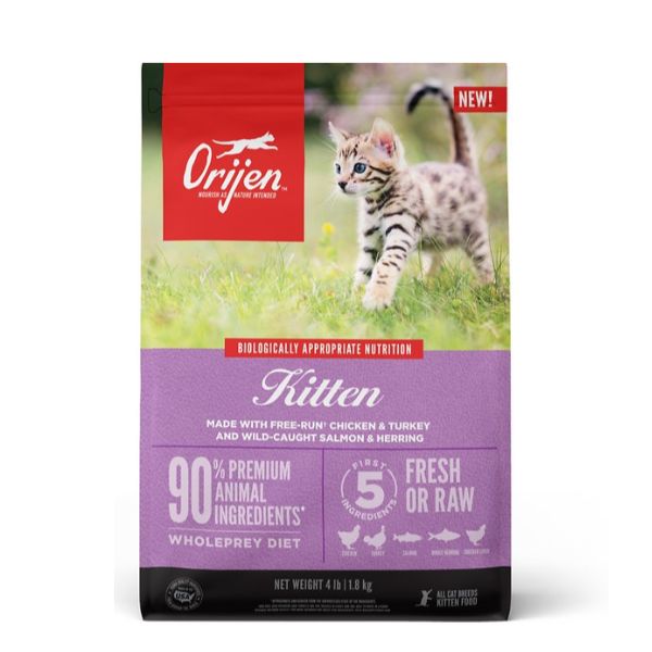 Orijen Kitten- [渴望]幼貓無穀物乾糧(雞肉+火雞+三文魚+鯡魚) 1.8kg_03