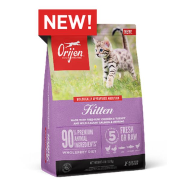 Orijen Kitten- [渴望]幼貓無穀物乾糧(雞肉+火雞+三文魚+鯡魚) 1.8kg_01