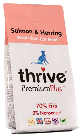 Thrive (脆樂芙) - 三文魚喜靈魚無穀物貓糧